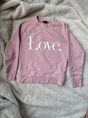 J. Crew Women's "LOVE" sweatshirt XXS